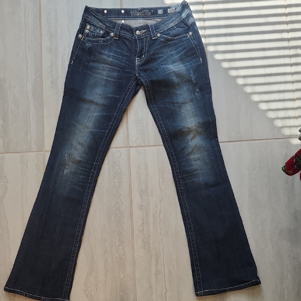 Miss Me Dark Blue Boot Cut Jeans